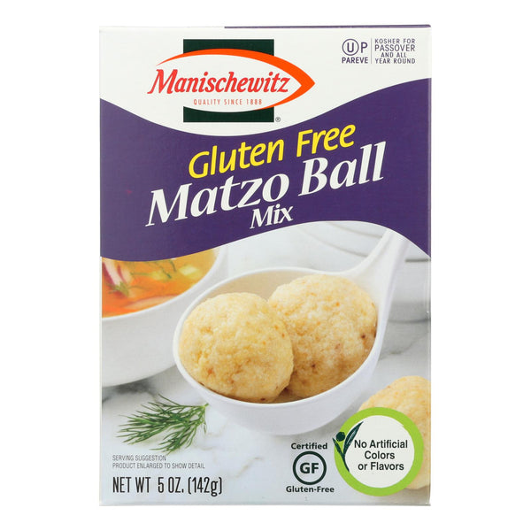 Manischewitz Gluten Free Matzo Ball Mix  - Case of 12 - 5 Ounce