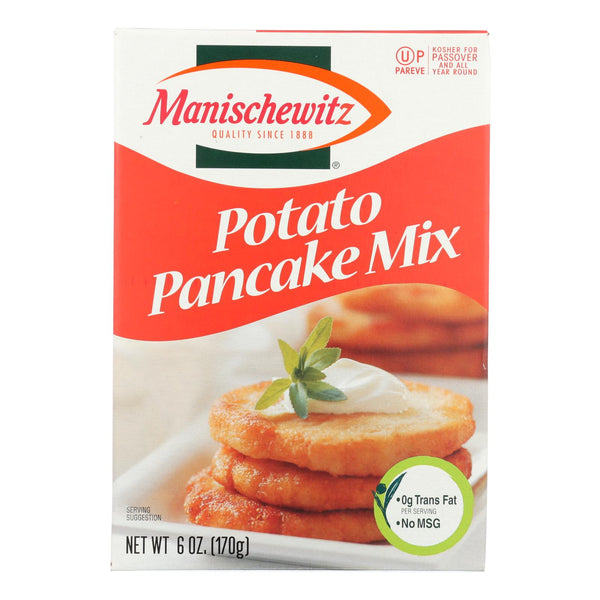 Manischewitz - Potato Pancake Mix - Case of 12 - 6 Ounce.