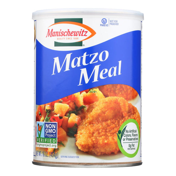 Manischewitz - Matzo Meal - Case of 12 - 16 Ounce.