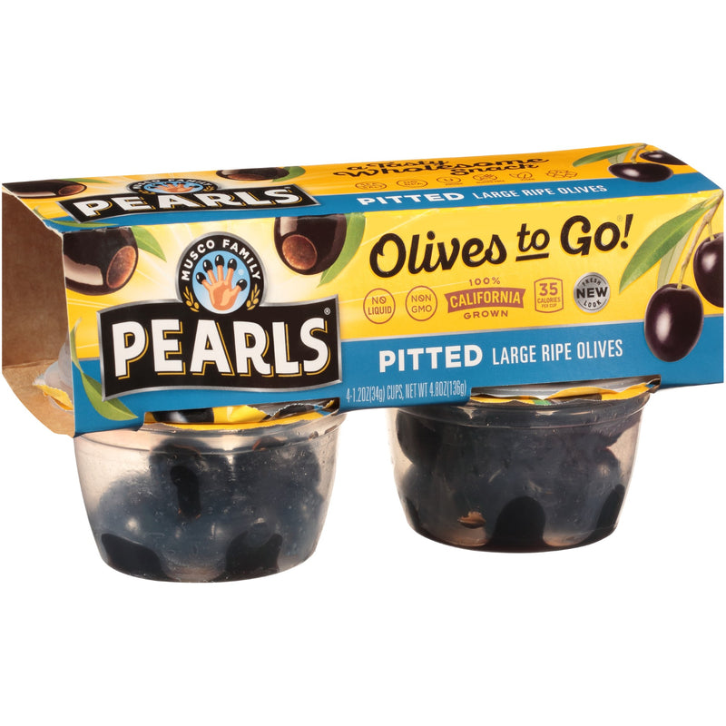 Olives Cup Black Pitted 4.8 Ounce Size - 6 Per Case.