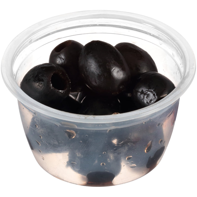 Olives Cup Black Pitted 4.8 Ounce Size - 6 Per Case.