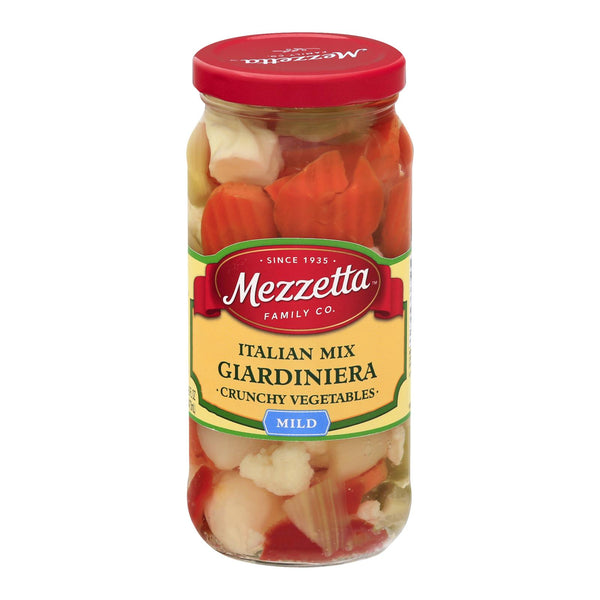Mezzetta Italian Mix Giardiniera - Case of 6 - 16 Ounce.