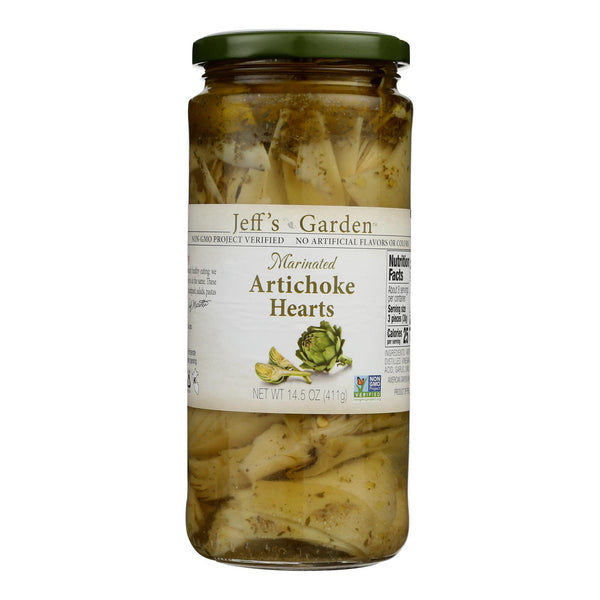 Jeff's Natural Artichoke Hearts - Marinated - Case of 6 - 14.5 Ounce