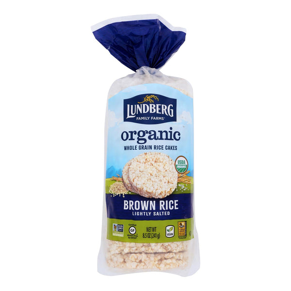 Lundberg Family Farms - Rice Cake Brown Saltd - Case of 6-8.5 Ounce