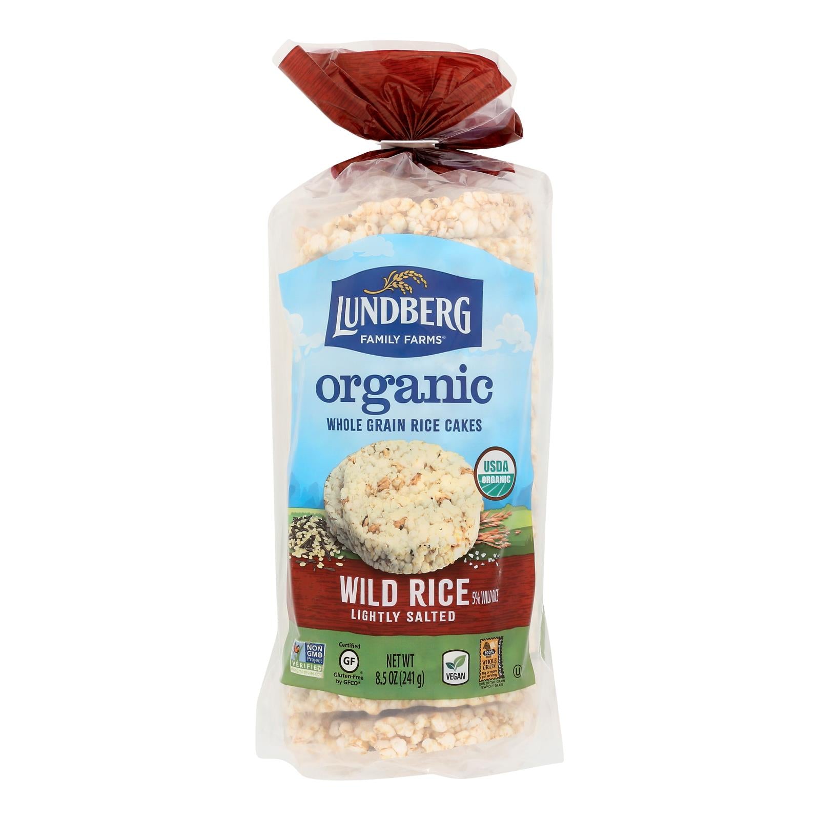 Lundberg Family Farms - Rice Cake Wild Ls - Case of 6-8.5 Ounce