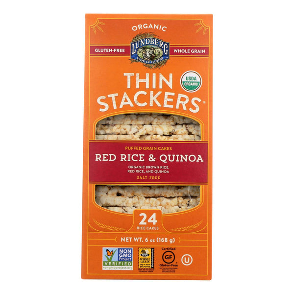 Lundberg Family Farms - Rice Ck Red Qna Th Stk - Case of 6-6 Ounce