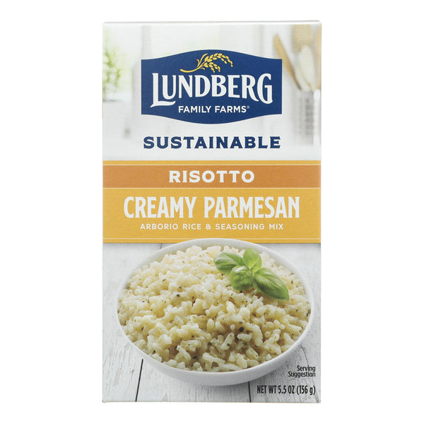 Lundberg Family Farms Risotto Creamy Parmesan - Case of 6 - 5.5 Ounce.
