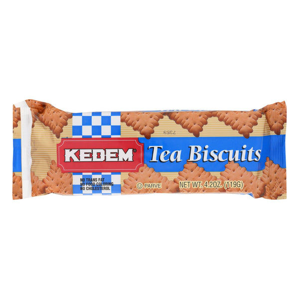 Kedem Tea Biscuits - Plain - Case of 24 - 4.2 Ounce.