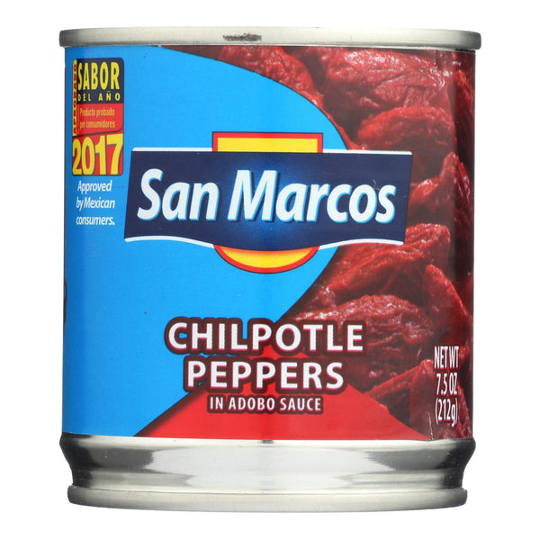 San Marcos Peppers - Chipolte - Case of 24 - 7.5 Ounce