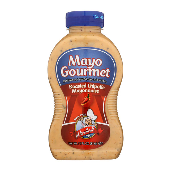 Mayo Gourmet Roasted Chipotle Mayonnaise - Case of 6 - 11 Ounce.