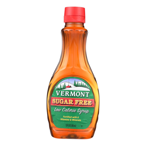 Maple Grove Farms - Vermont Sugar Free Low Calorie Syrup - Case of 12 - 12 Fl Ounce.