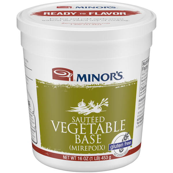 Minor's Sauteed Vegetable Base (mirepoix) (noadded Msg) Gluten Free 1 Pound Each - 12 Per Case.