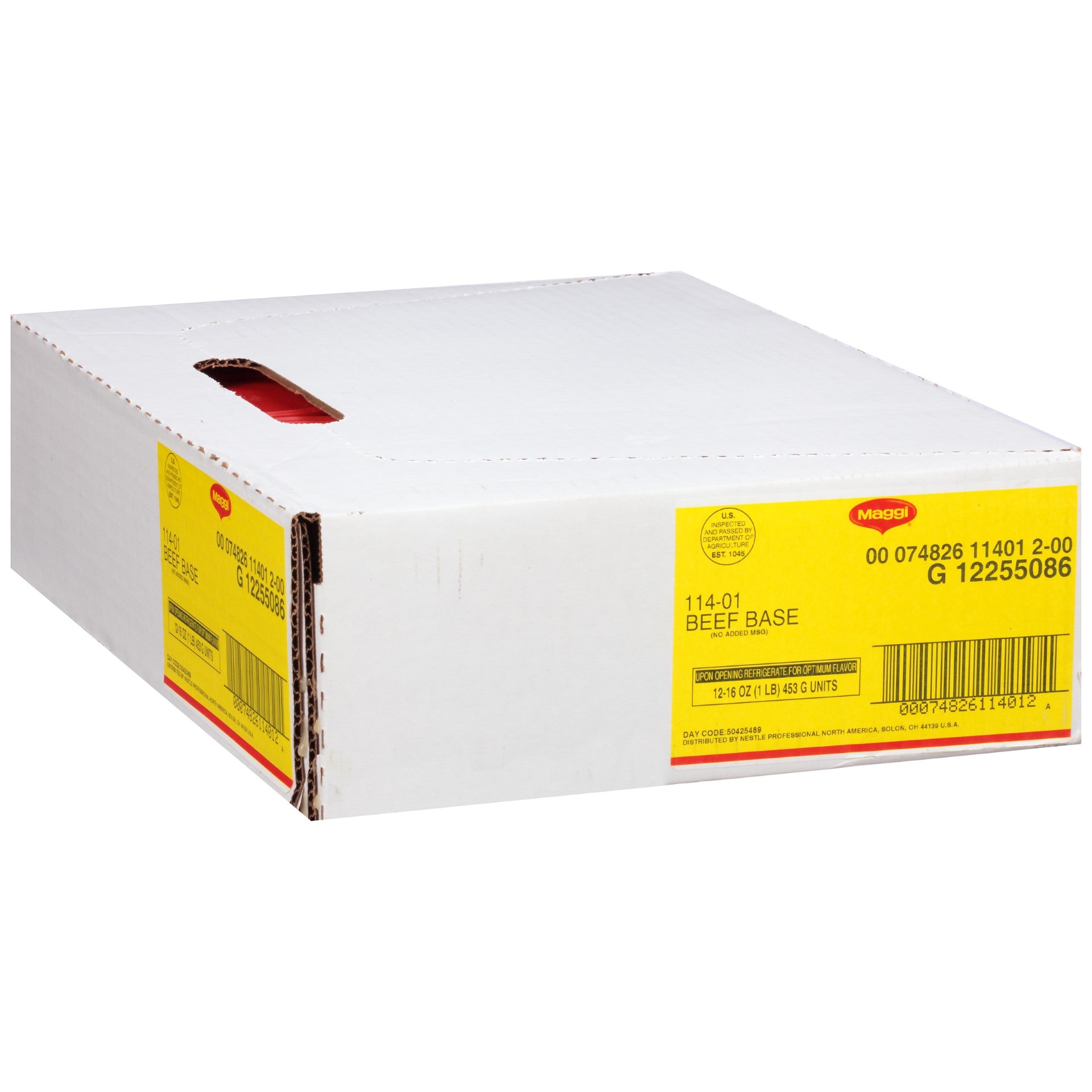 Maggi Beef Base (No Added Msg) Gluten Free 1 Pound Each - 6 Per Case.