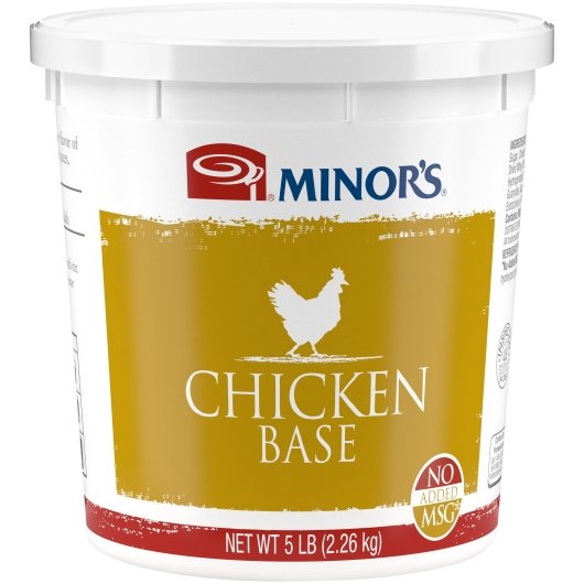 Minor's No Msg Added Chicken Base, 5 Pounds, 4 per case