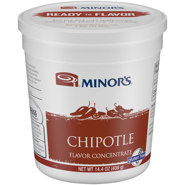Minor's Chipotle Flavor Concentrate Gluten Free 14.4 Ounce Size - 6 Per Case.