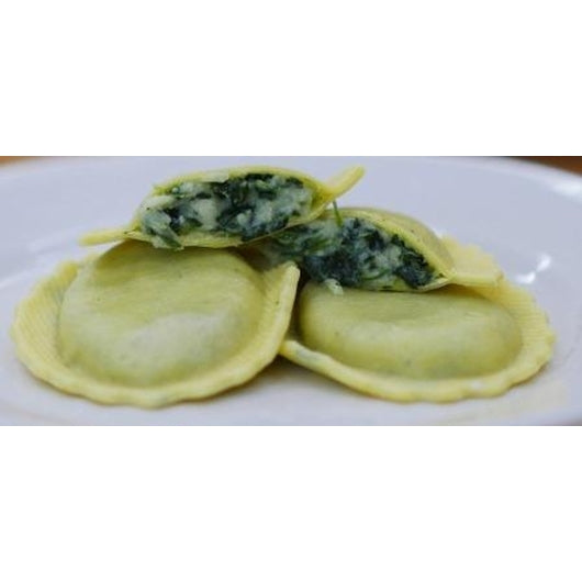 Seviroli Foods Pasta Large Round Spinach Mozzarella Ravioli 5 Pound Each - 2 Per Case.