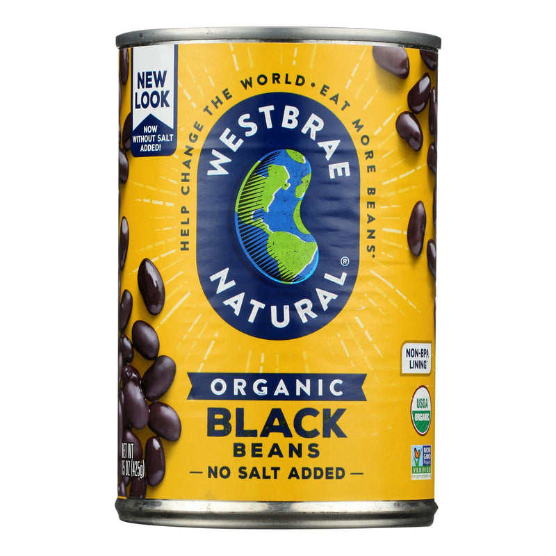 Westbrae Foods Organic Black Beans - Case of 12 - 15 Ounce.