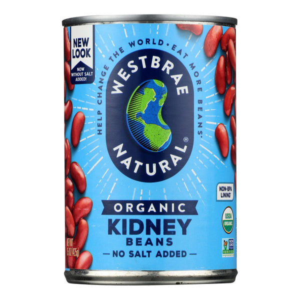 Westbrae Foods Organic Kidney Beans - Case of 12 - 15 Ounce.