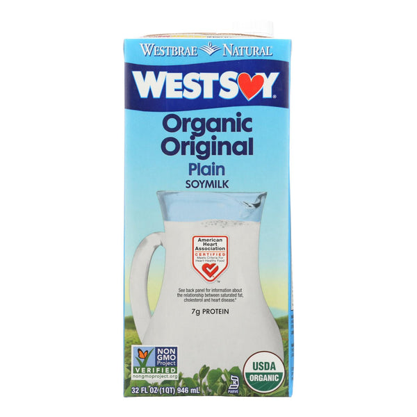 Westsoy Soy Milk - Original - Case of 12 - 32 Fl Ounce.