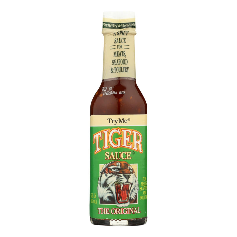 Try Me Tiger Sauce - Case of 6 - 5 Fl Ounce.