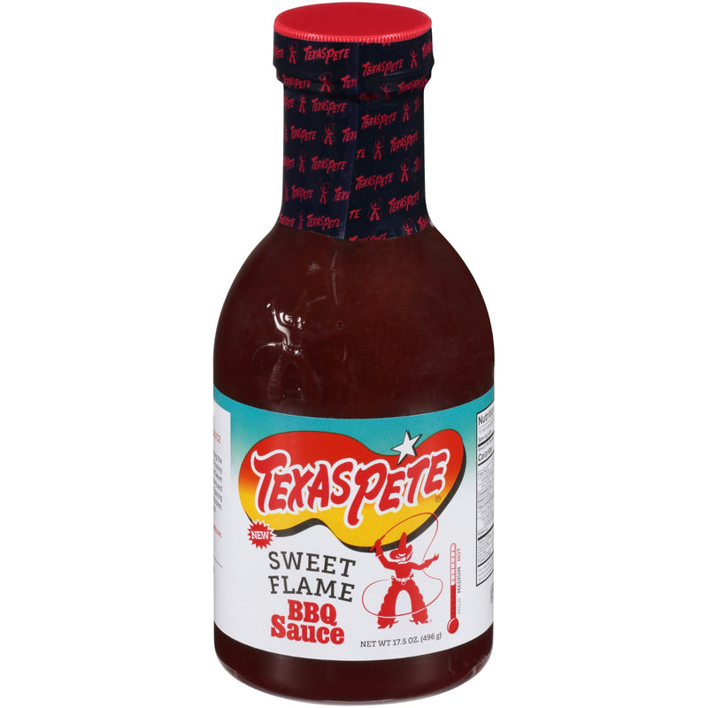 Texas Pete Sweet Flame BBQ Sauce 17.5 Ounce Size - 6 Per Case.