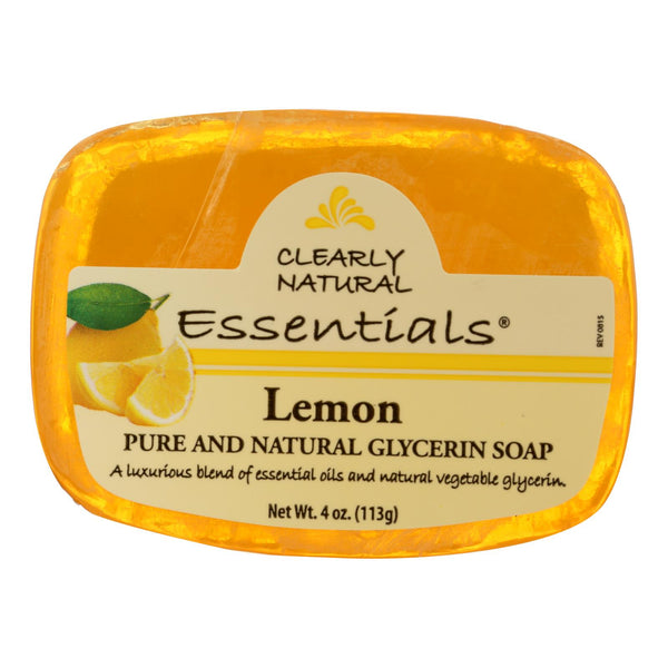 Clearly Natural Glycerine Bar Soap Lemon - 4 Ounce