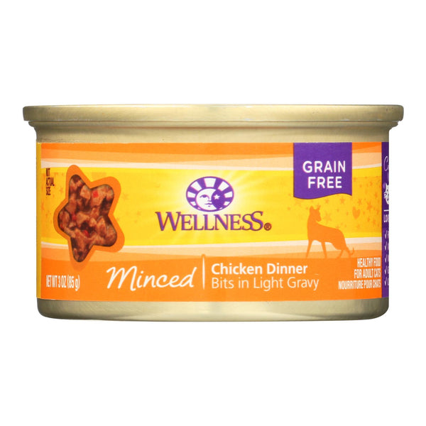 Wellness Pet Products Cat Food - Chicken Dinner - Case of 24 - 3 Ounce.