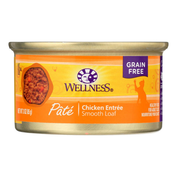 Wellness Pet Products Cat Food - Chicken Recipe - Case of 24 - 3 Ounce.