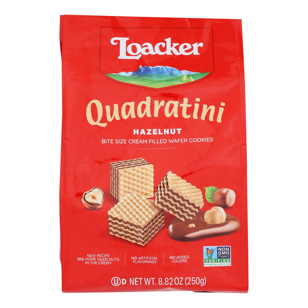 Loacker Quadratini Wafer Cookies  - Case of 6 - 8.82 Ounce