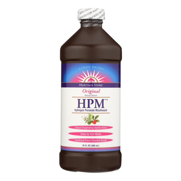 Heritage Products HPM Hydrogen Peroxide Mouthwash - 16 fl Ounce