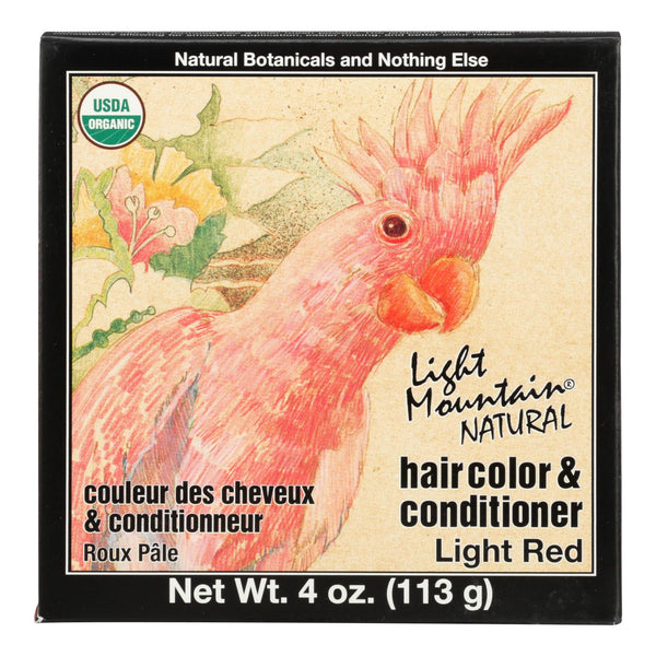 Light Mountain Hair Color - Light Red - Case of 1 - 4 Ounce.