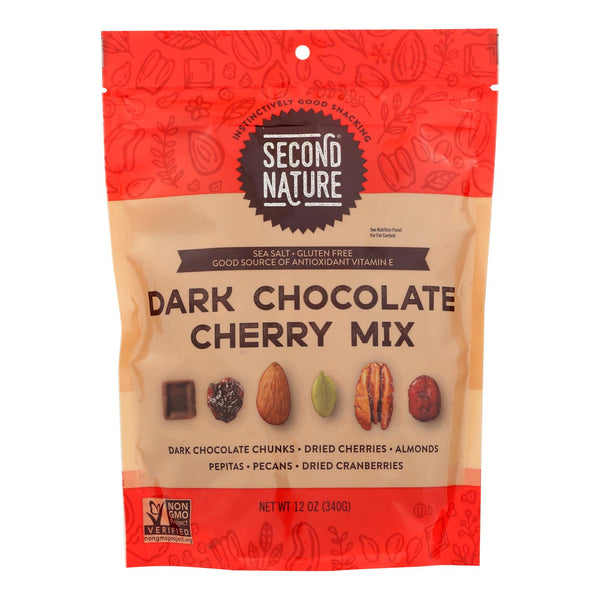 Second Nature - Nut Medley Dark Chocolate Cherry - Case of 6-12 Ounce
