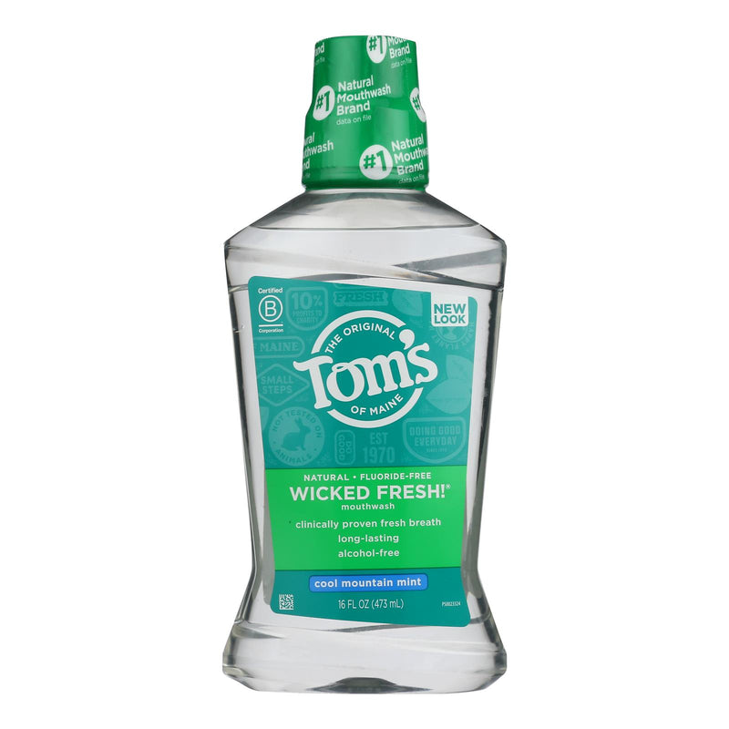 Tom's of Maine Cool Mountain Mint Mouthwash - 16 Ounce