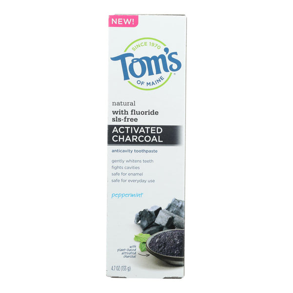 Tom's Of Maine - Tp Cavity Charcoal - Case of 6 - 4.7 Ounce