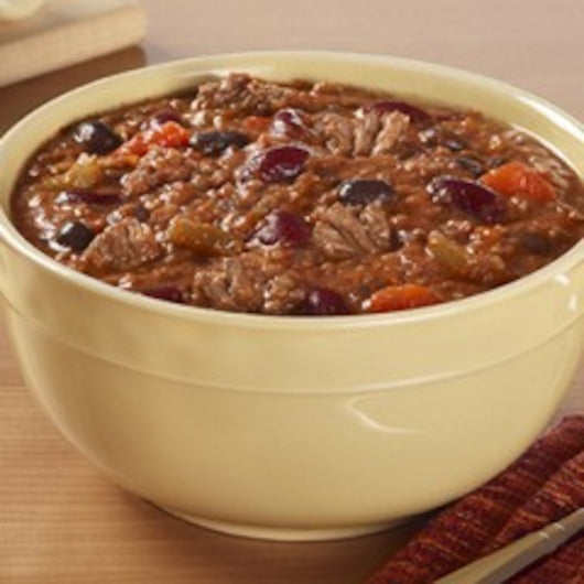 Blount Uncle Teddy's Chunky Chili Frozen 4 Pound Each - 4 Per Case.
