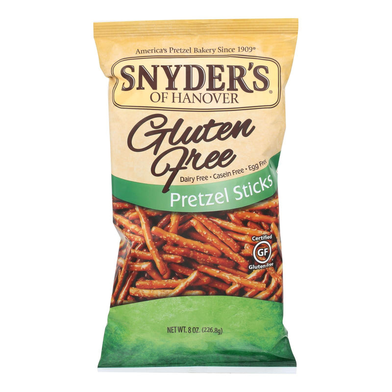 Snyder's of Hanover Pretzel Sticks - Gluten Free - Case of 12 - 8 Ounce.
