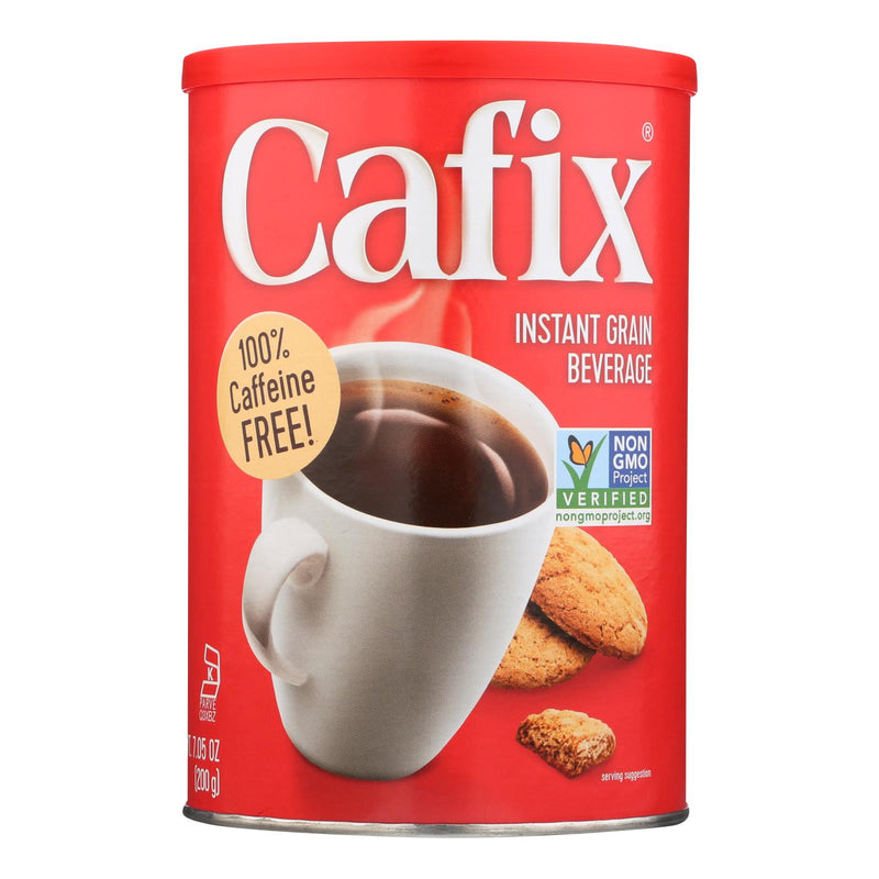 Cafix All Natural Instant Beverage Coffee Substitute - Caffeine Free - Case of 6 - 7.05 Ounce.