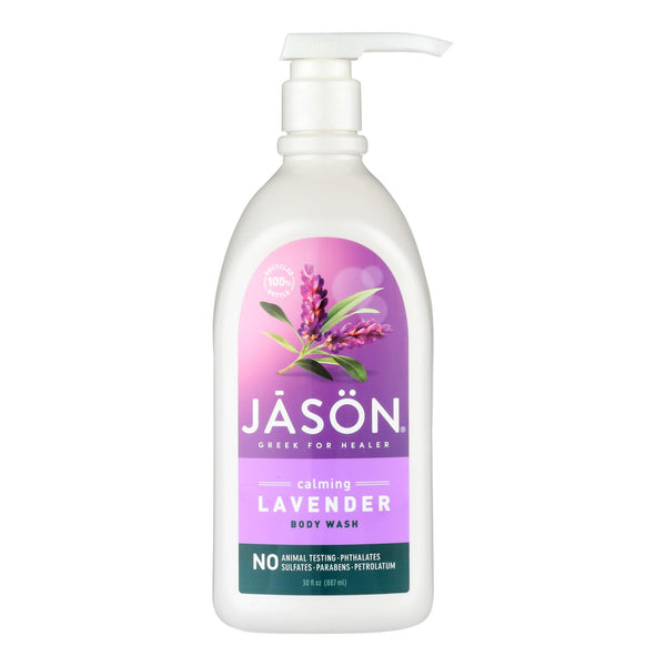 Jason Body Wash Pure Natural Calming Lavender - 30 fl Ounce