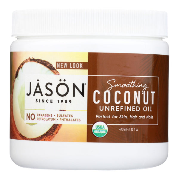 Jason Natural Products Coconut Oil - Organic - Virgin - 15 fl Ounce