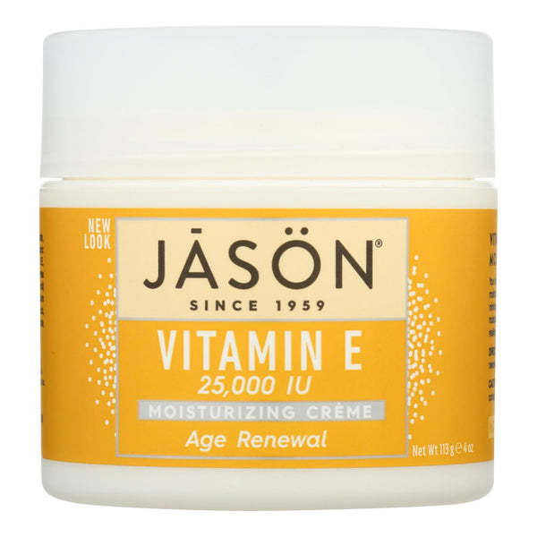 Jason Moisturizing Creme Vitamin E Age Renewal Fragrance Free - 25000 IU - 4 Ounce