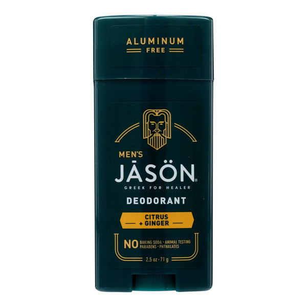 Jason Natural Products - Deodorant Stk Citrus Ginger - 1 Each-2.5 Ounce
