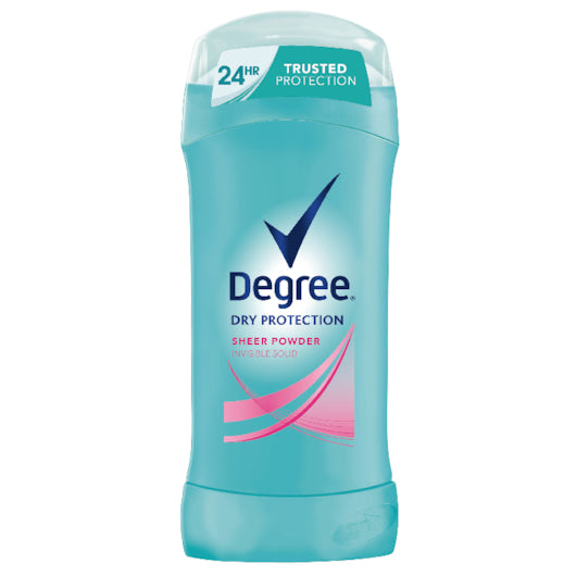 Degree Women Invisible Solid Body Responsive Sheer Powder Anti-Perspirant & Deodorant 2.6 Ounce Size - 12 Per Case.