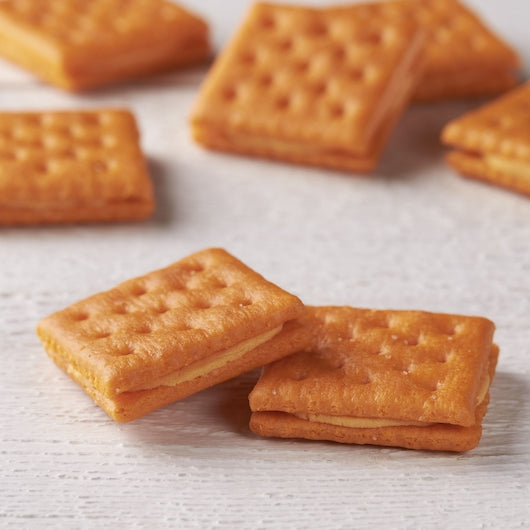 Austin Cheddar Cheese On Cheese Sandwich Crackers 1.38 Ounce Size - 96 Per Case.