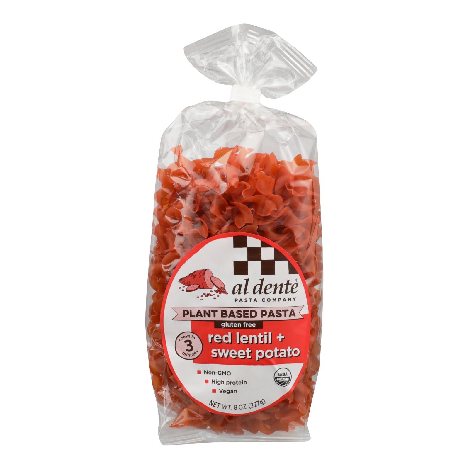 Al Dente - Pasta Og2 Lentl Swt Pot - Case of 6-8 Ounce