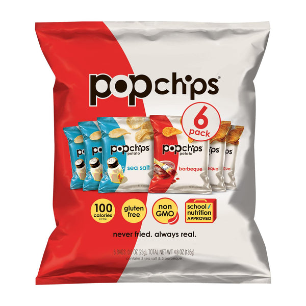 Popchips Potato Chip - Case of 12 - 4.8 Ounce.