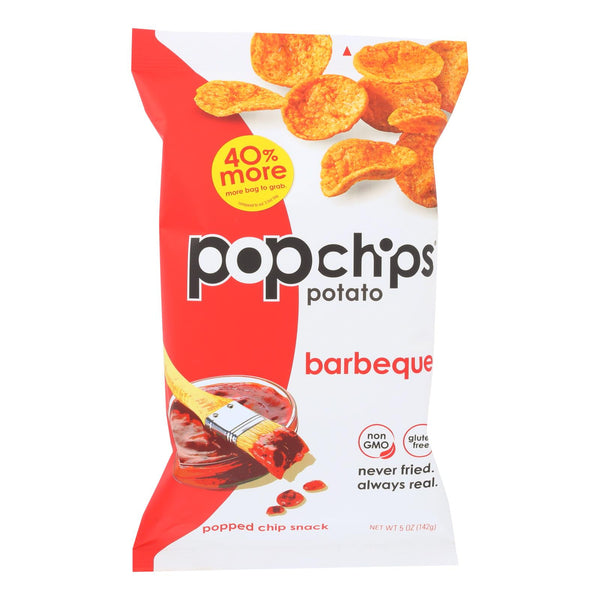 Popchips Potato Chip - BBQ - Case of 12 - 5 Ounce
