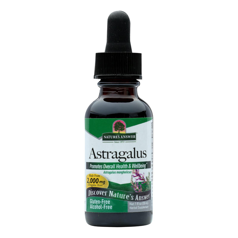 Nature's Answer - Astragalus Root Alcohol Free - 1 fl Ounce