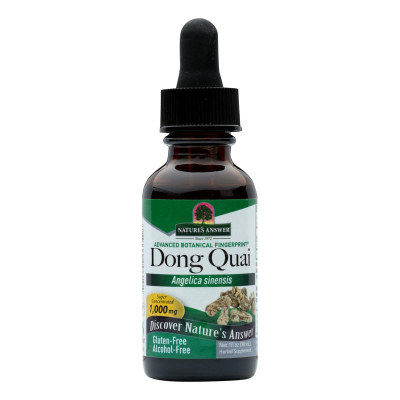 Nature's Answer - Dong Quai Root Alcohol Free - 1 fl Ounce
