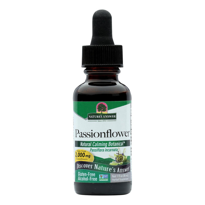 Nature's Answer - Passionflower Herb Alcohol Free - 1 fl Ounce