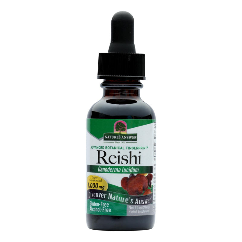 Nature's Answer - Reishi Fruiting Body Alcohol Free - 1 fl Ounce